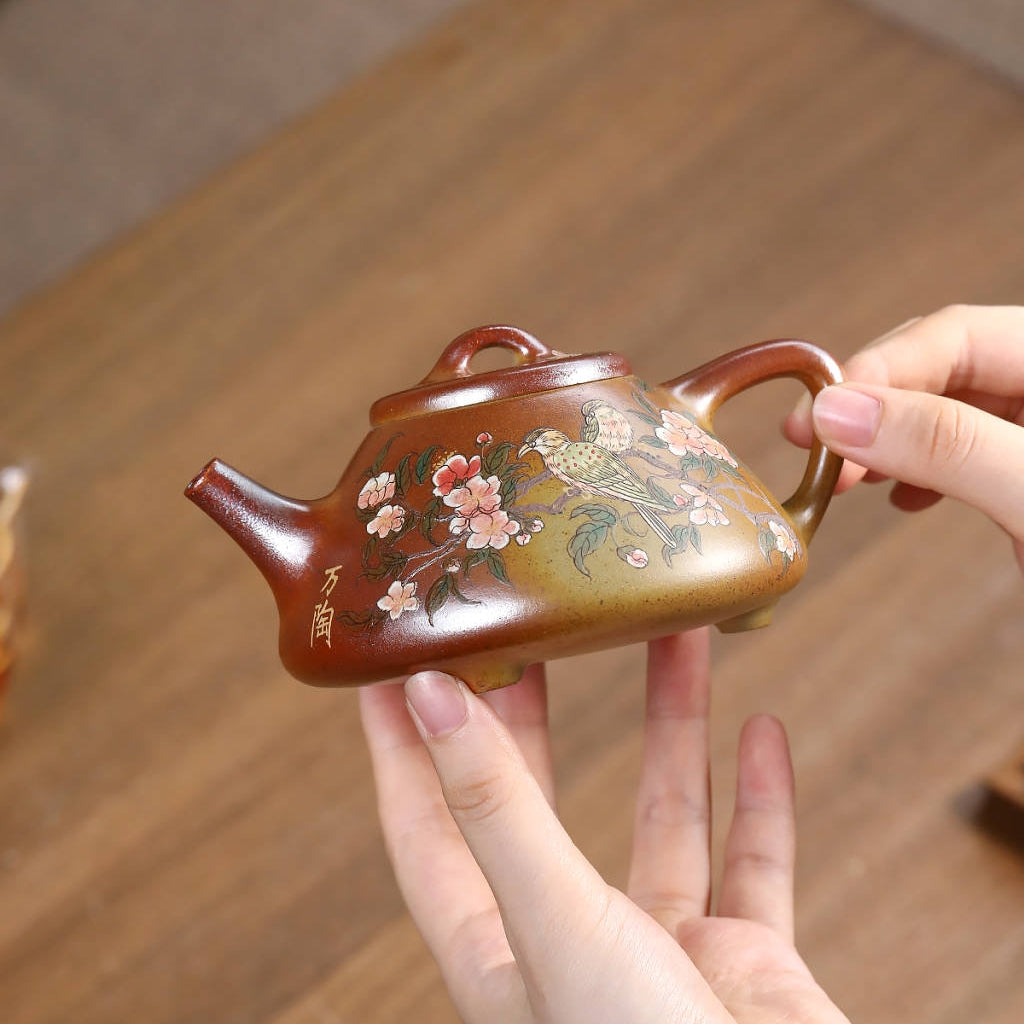 SILINE Senior Master Handmade Yixing Zisha Clay Teapot -260ml,Duanni 高工范永芳,子冶石瓢