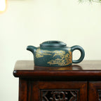 SILINE Master Handmade Yixing Zisha Clay Teapot -260ml,Luni 国工周洪明,牛盖莲子