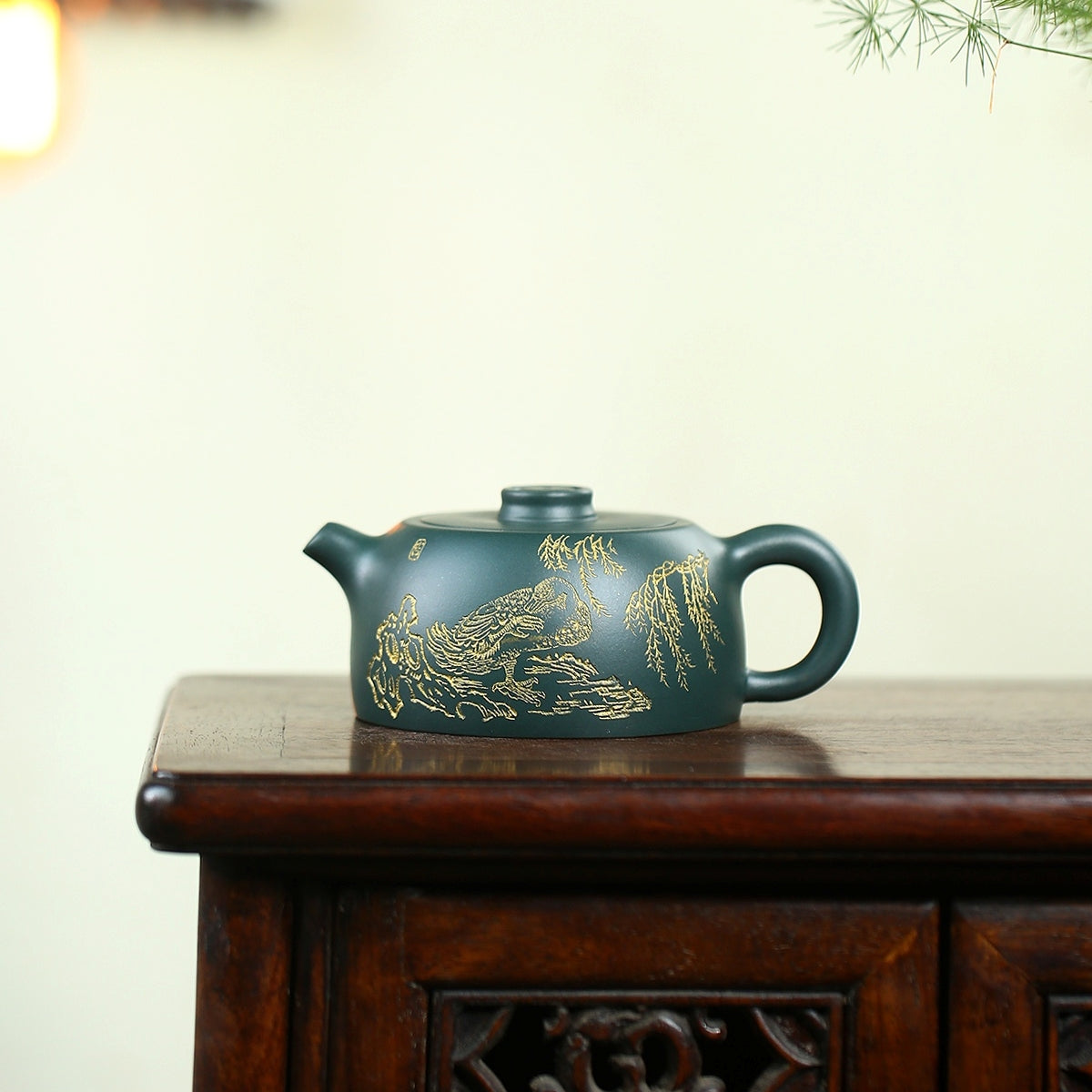 SILINE Master Handmade Yixing Zisha Clay Teapot -210ml,Luni 国工周洪明,井栏