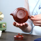SILINE Master Handmade Yixing Zisha Clay Teapot -210ml,Zhuni 国工吴卫平,笑樱
