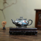 SILINE Master Handmade Yixing Zisha Clay Teapot -260ml,Duanni 国工吴卫平,龙腾祥云