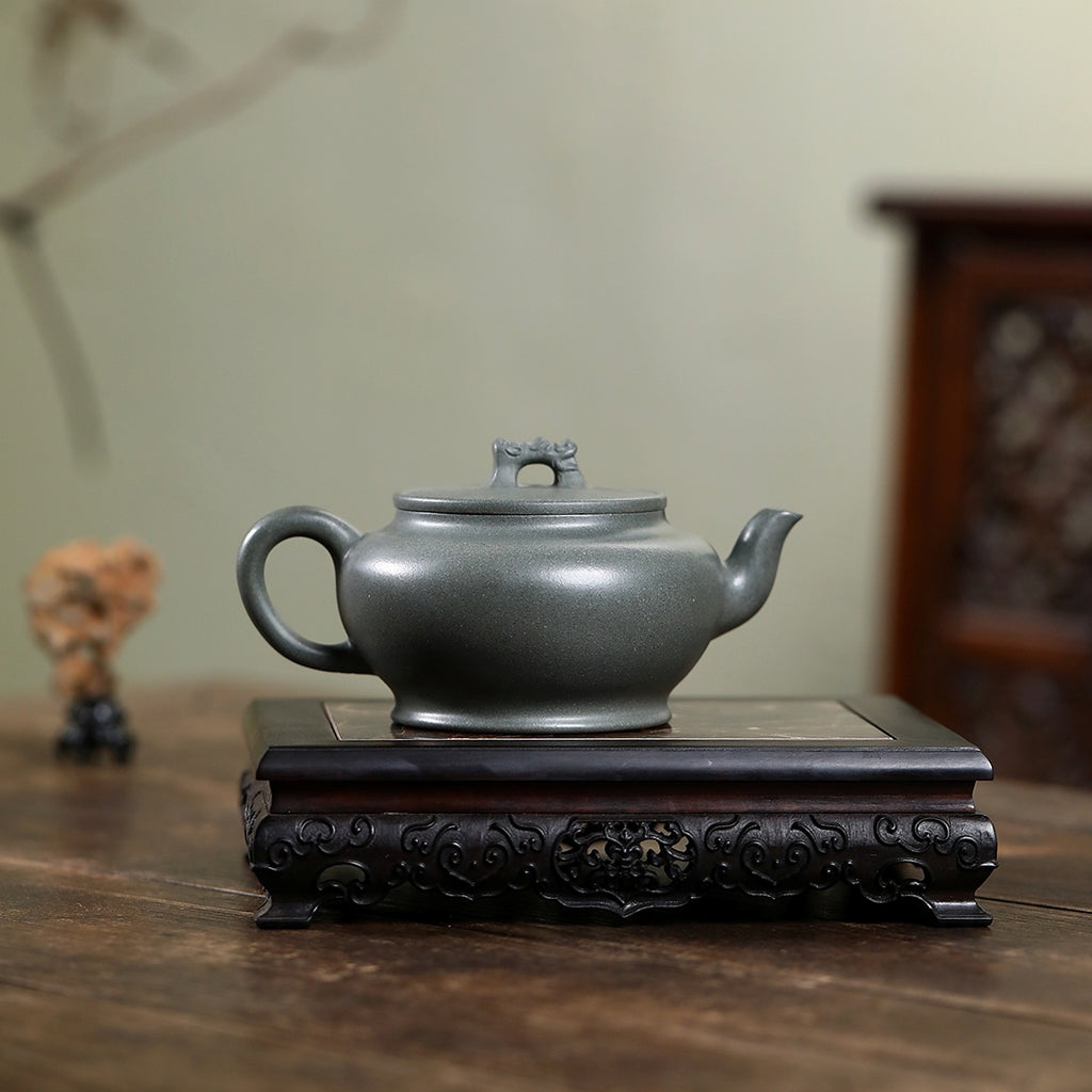 SILINE Master Handmade Yixing Zisha Clay Teapot -260ml,Duanni 国工吴卫平,龙腾祥云