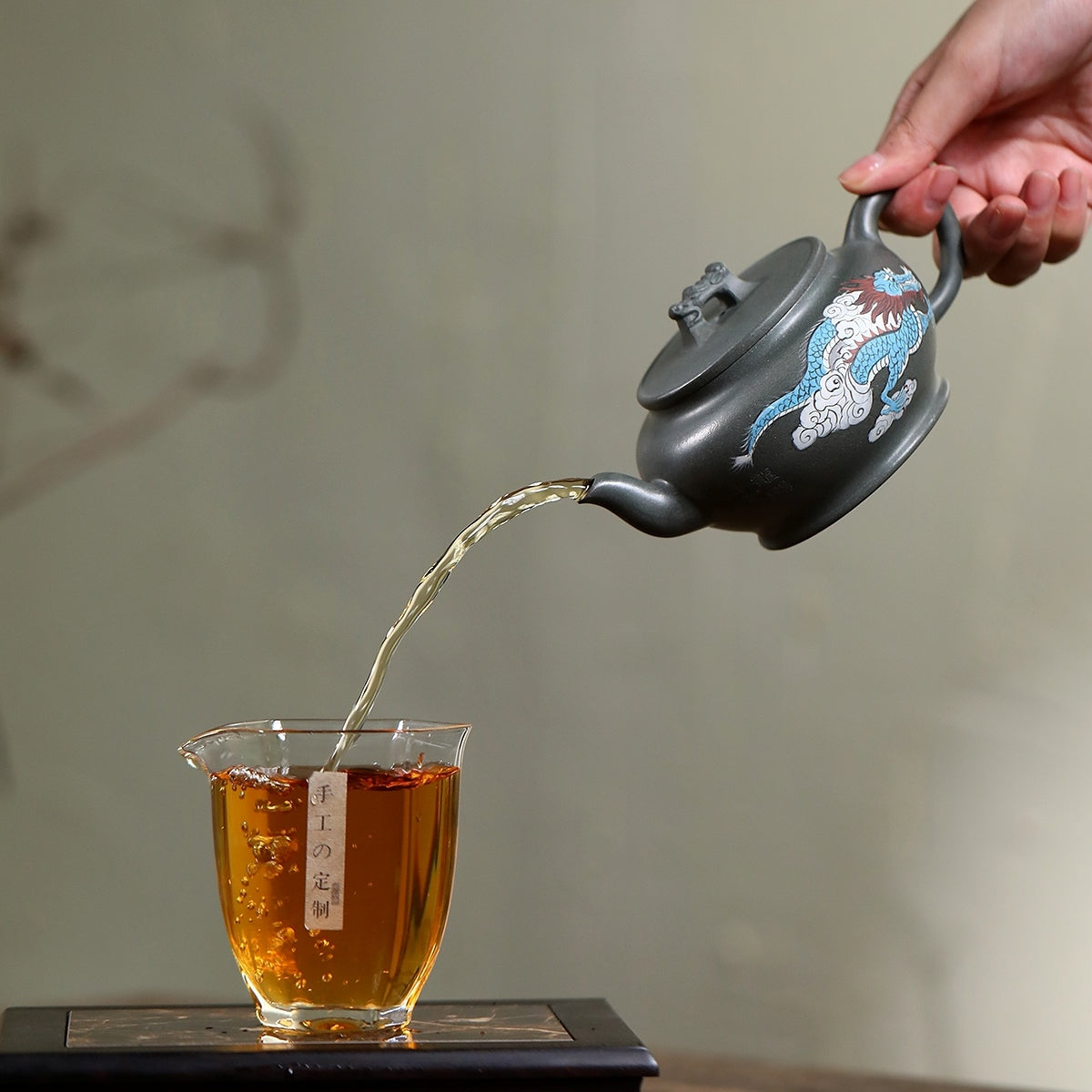 SILINE Master Handmade Yixing Zisha Clay Teapot -260ml,Duanni 国工吴卫平,龙腾祥云