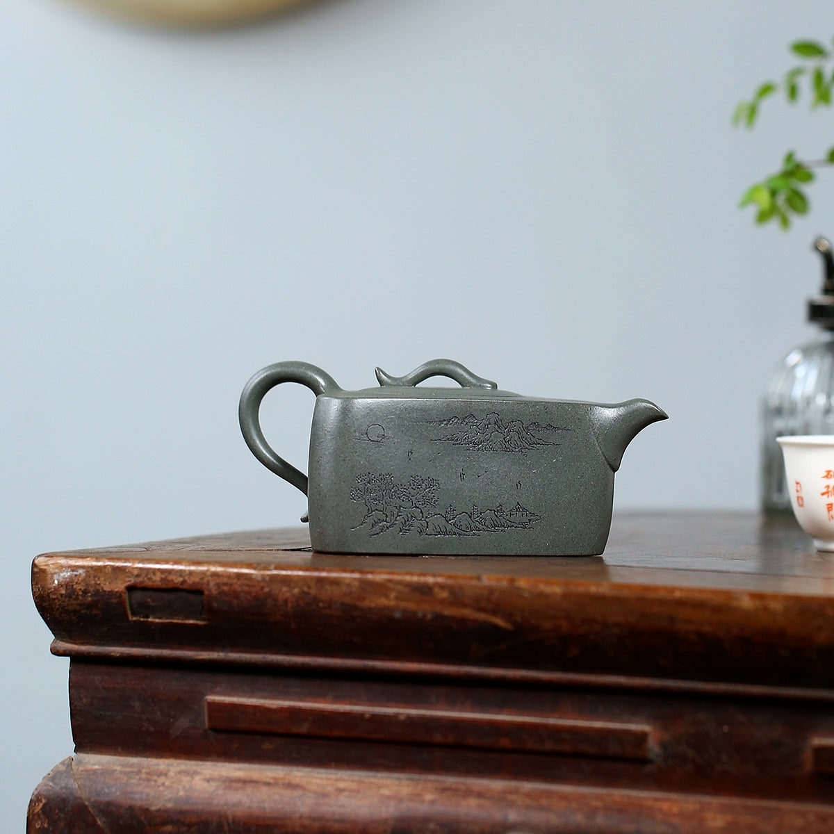 SILINE Master Handmade Yixing Zisha Clay Teapot -300ml,Duanni 国工吴卫平,长乐