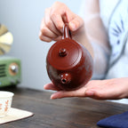 SILINE Master Handmade Yixing Zisha Clay Teapot -230ml,Zhuni 国工吴卫平,汉铎
