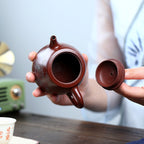 SILINE Master Handmade Yixing Zisha Clay Teapot -230ml,Zhuni 国工吴卫平,汉铎
