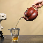 SILINE Professor Master Handmade Yixing Zisha Clay Teapot -500ml,Zini 正高眭龙俊,百福葫芦