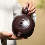 SILINE Professor Master Handmade Yixing Zisha Clay Teapot -500ml,Zini 正高眭龙俊,四季如意
