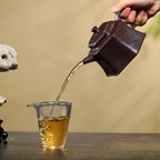 SILINE Professor Master Handmade Yixing Zisha Clay Teapot -475ml,Zini 正高眭龙俊,六方玉樽