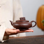 SILINE Senior Master Handmade Yixing Zisha Clay Teapot -300ml,Duanni 高工张暗军,金蟾