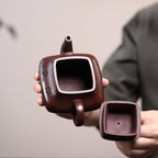 SILINE Senior Master Handmade Yixing Zisha Clay Teapot -320ml,Zini 高工王卫明,四方君德